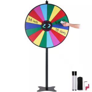 ADJUSTABLE HEIGHT DRY ERASE PRIZE WHEEL